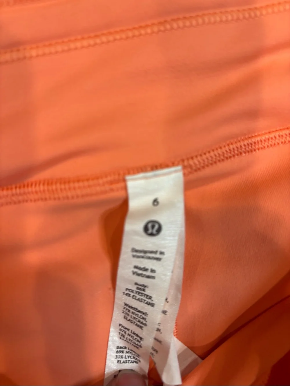 Lululemon Pace Rival Mid-Rise Athletic Skort Size 6 Golden Apricot